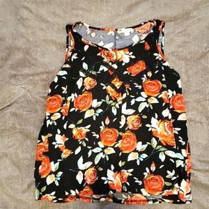 Floral tank top